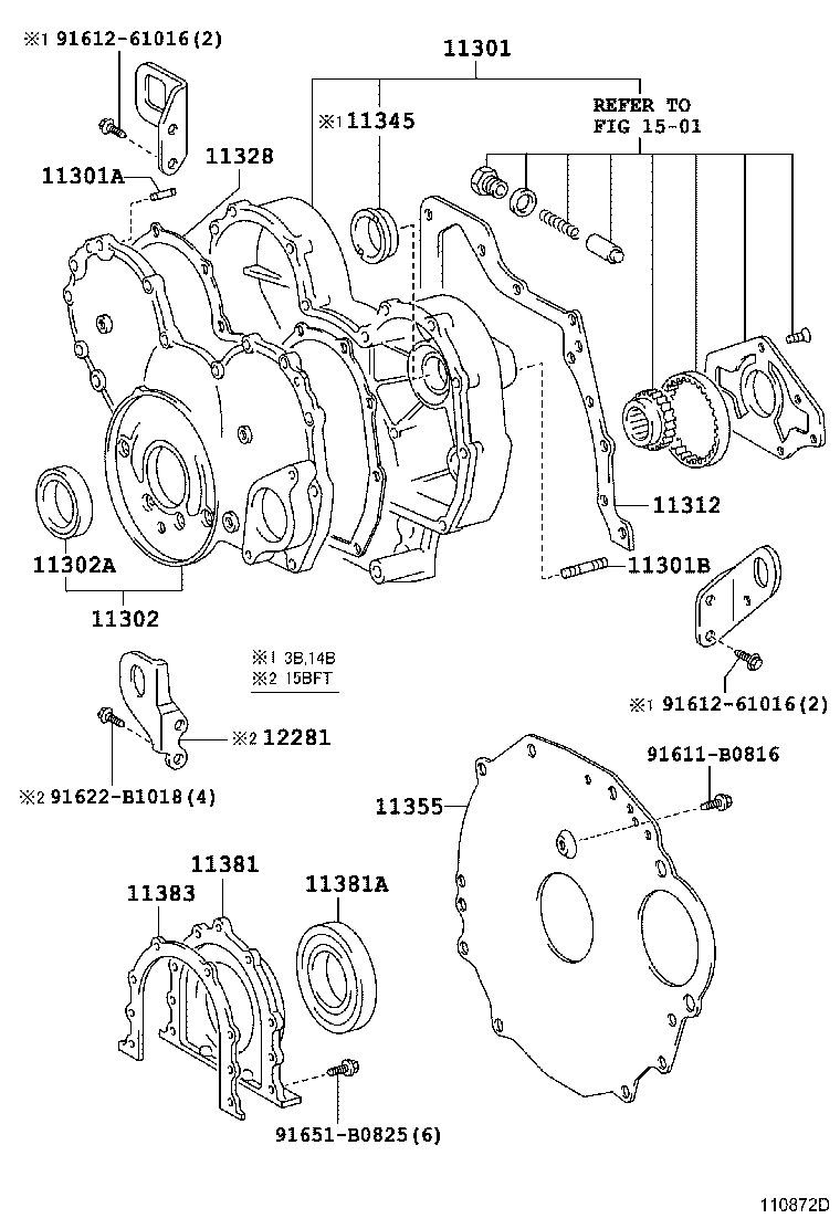 Timing Gear Cover & Rear End Plate