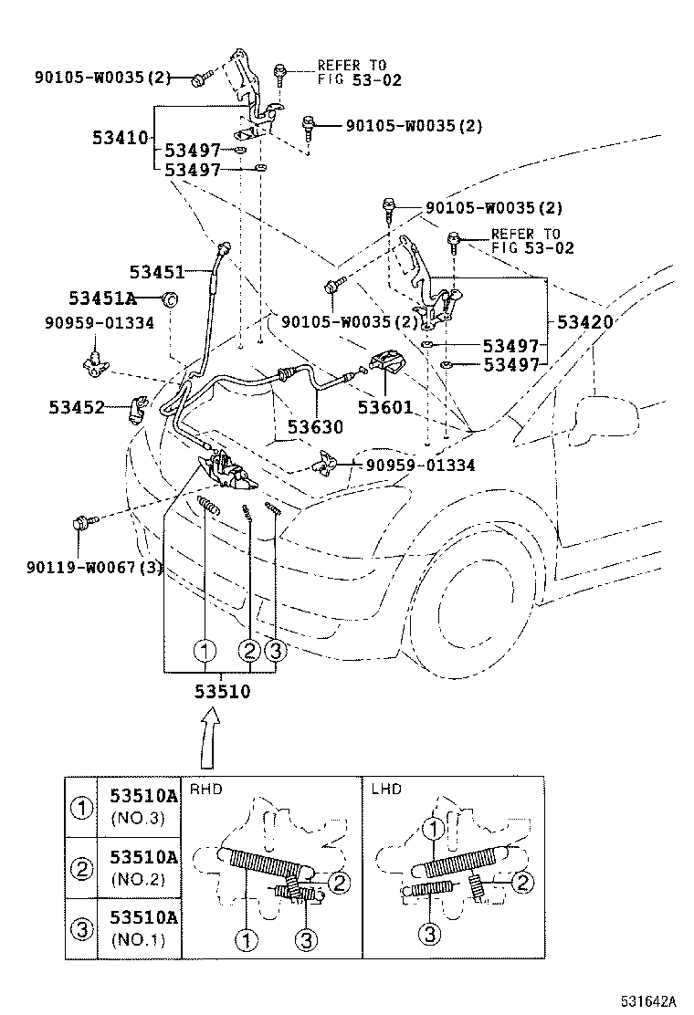 Hood Lock & Hinge