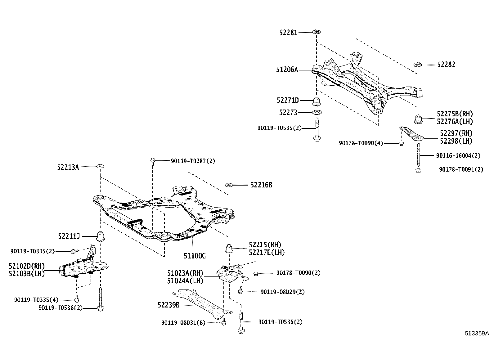 Suspension Crossmember & Under Cover
