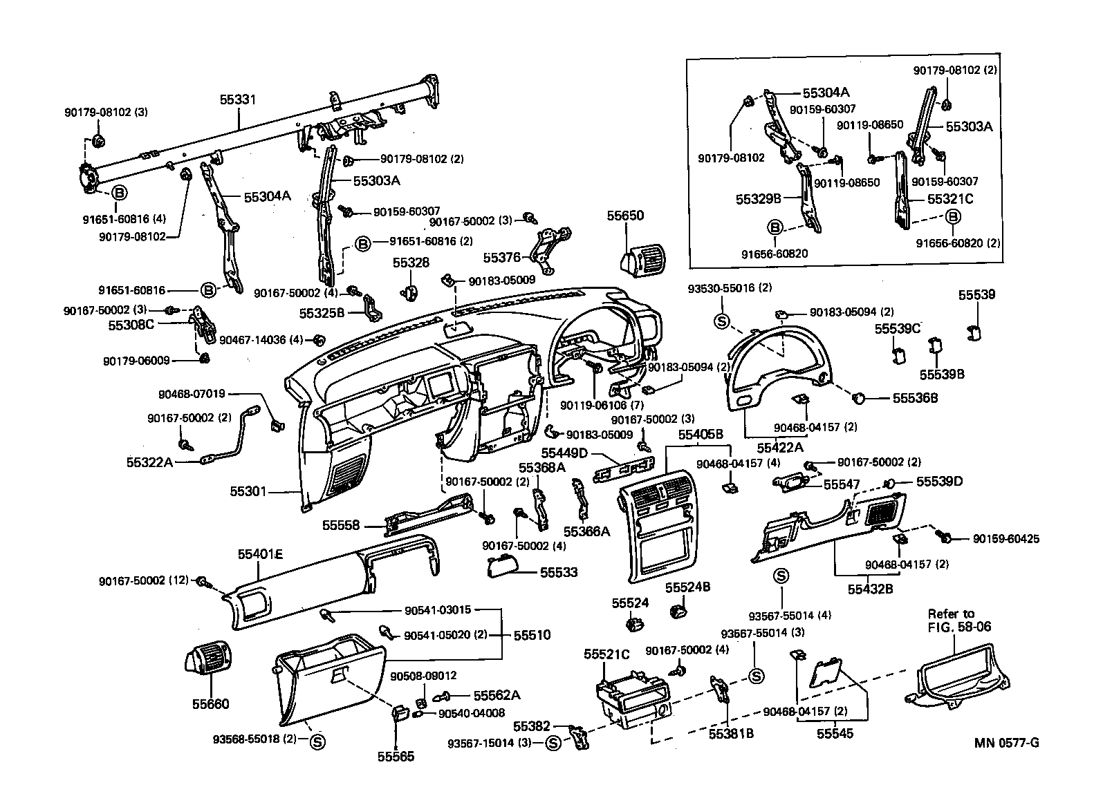 Instrument Panel Glove Compartment