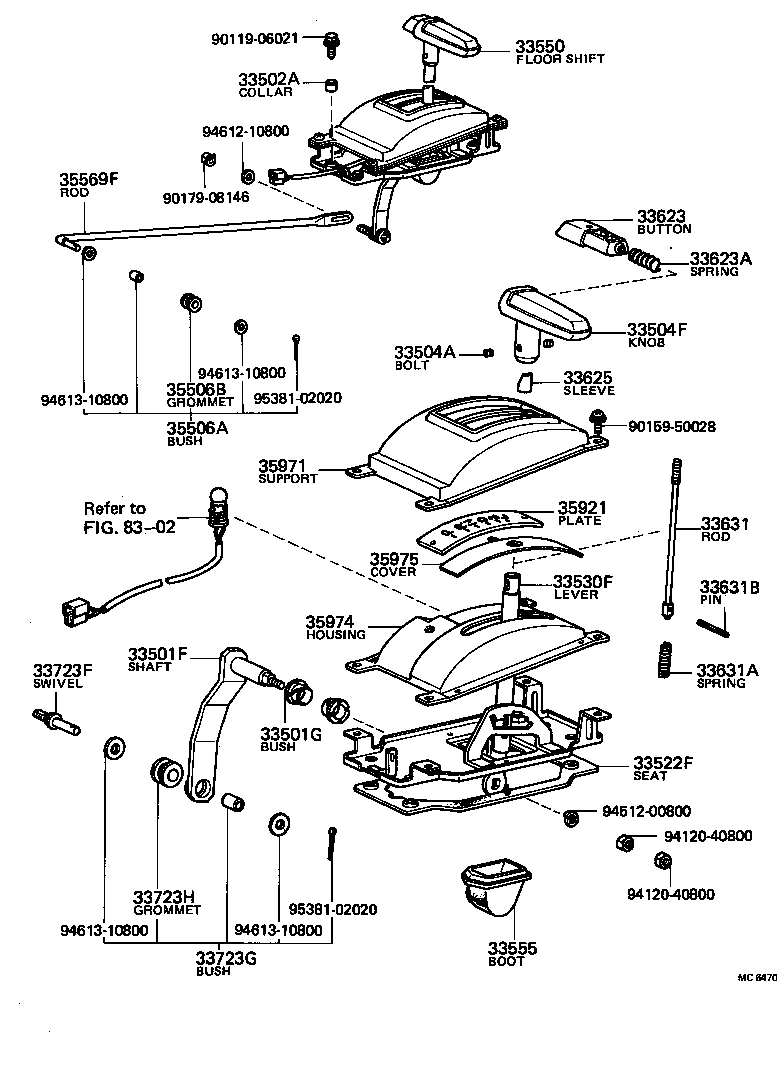 Shift Lever & Retainer
