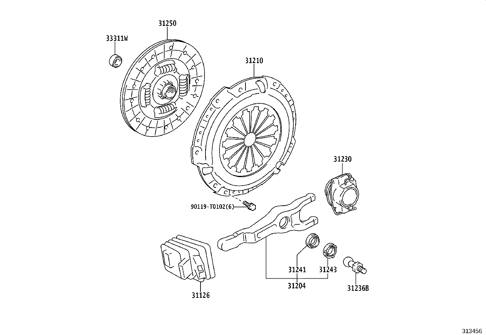 Clutch & Release Fork