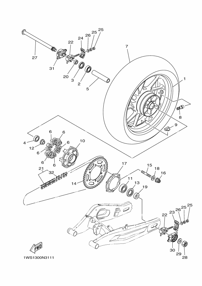 Rear Wheel