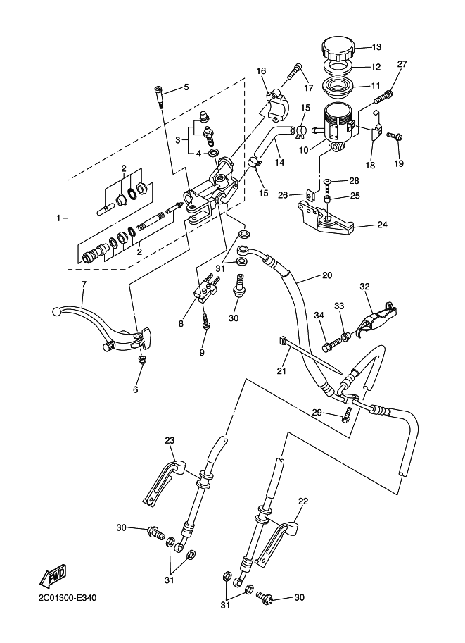 Front Master Cylinder