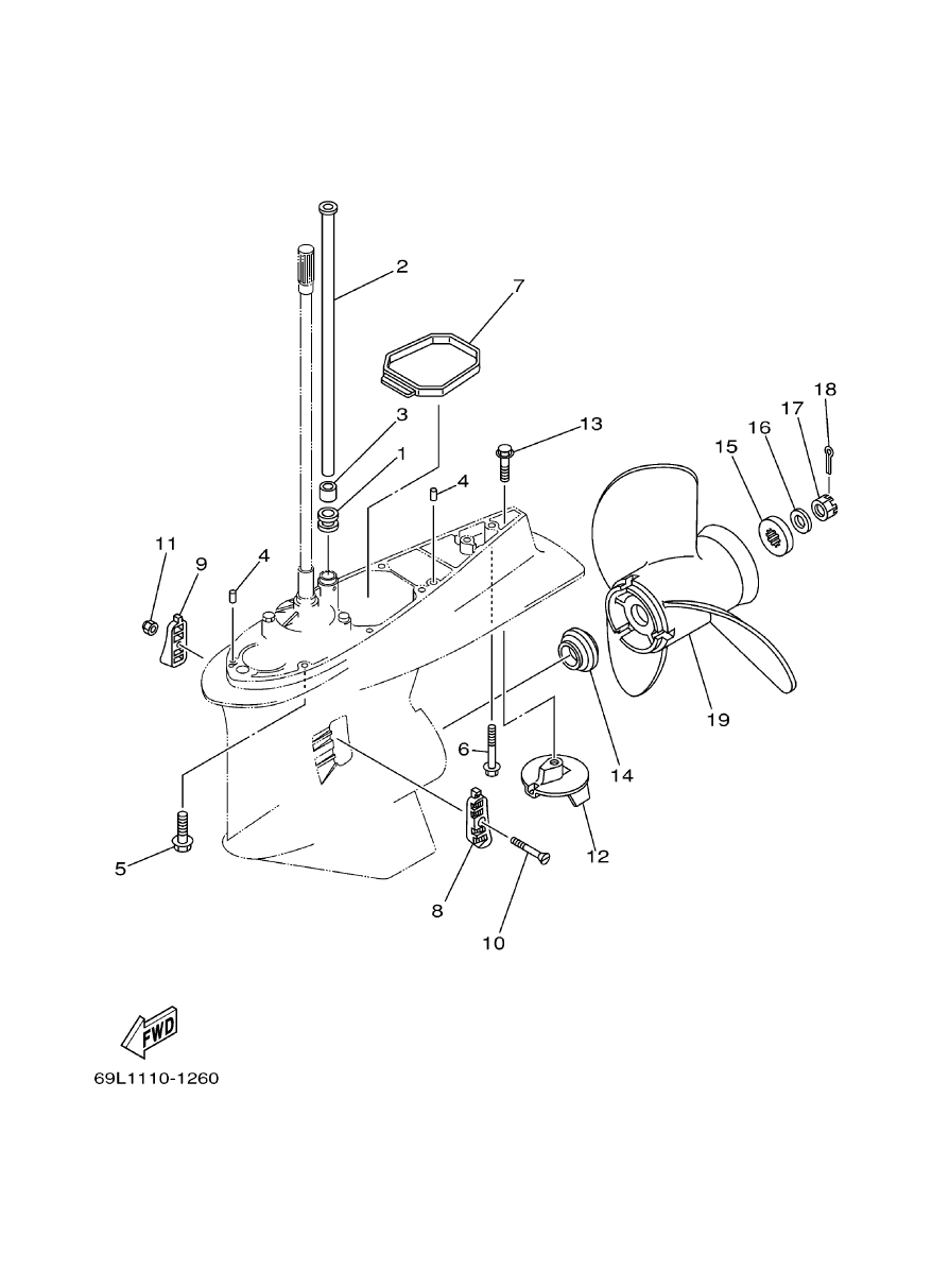 Unidad de carcasa inferior