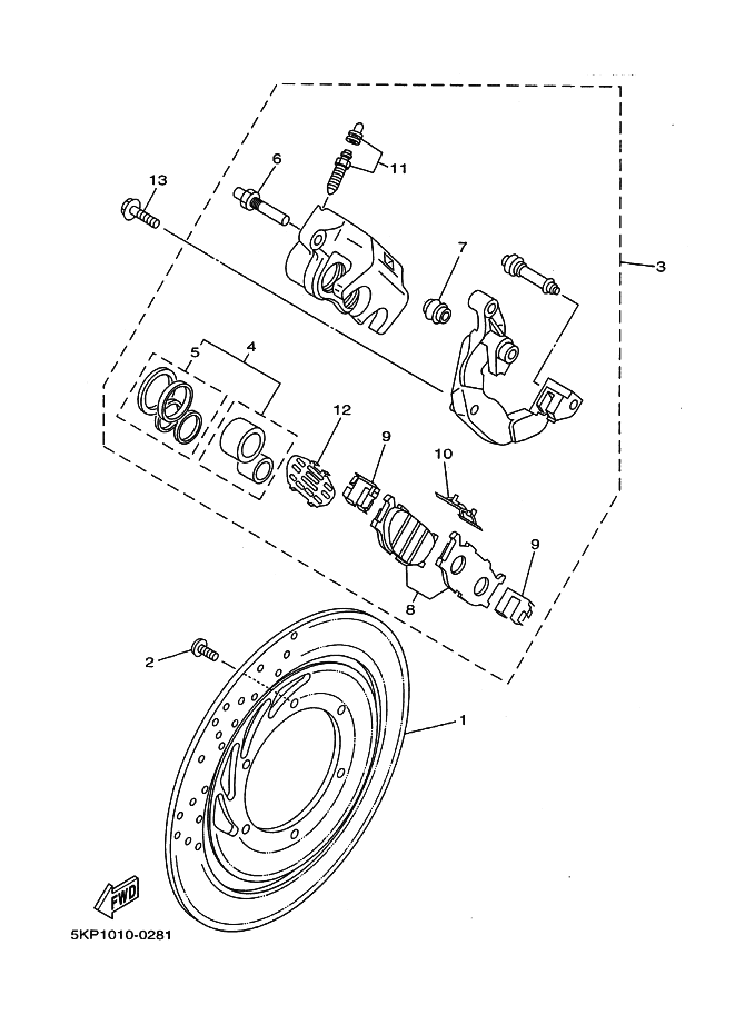 Front Brake Caliper