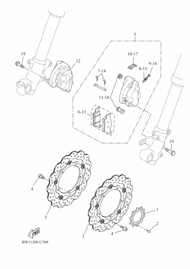 Front Brake Caliper