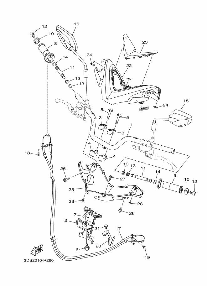 Steering Handle & Cable