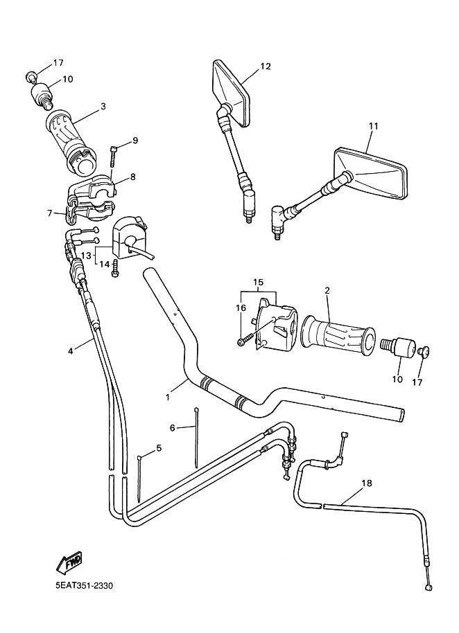 Steering Handle & Cable