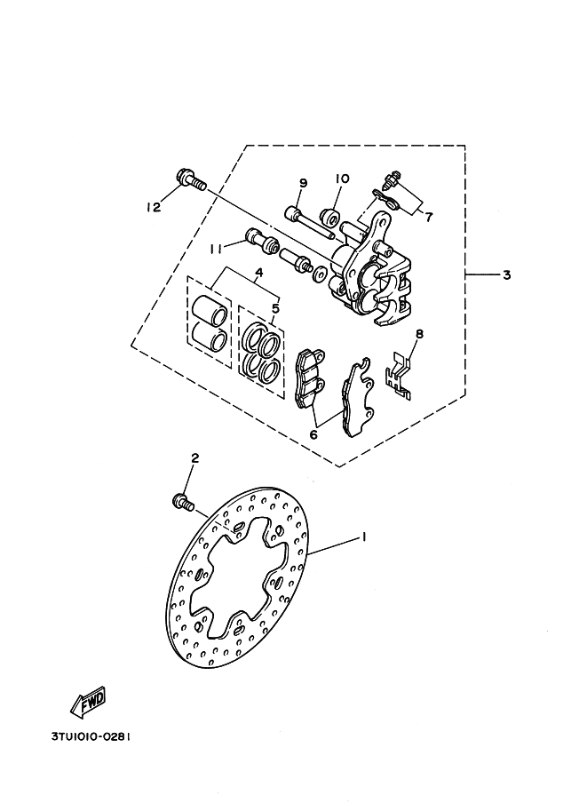 Front Brake Caliper