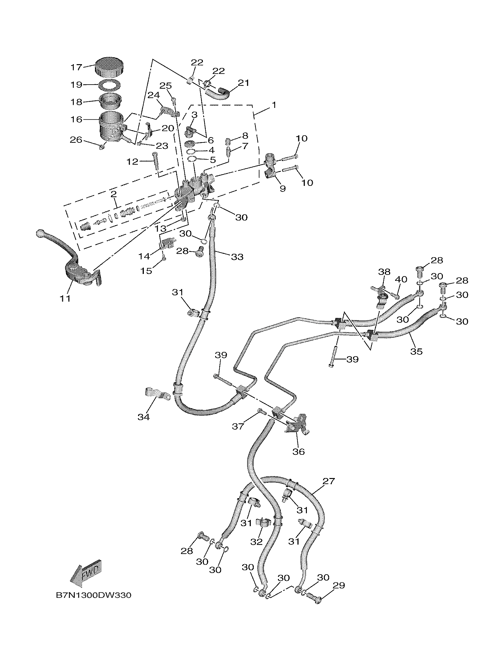 Master Cylinder Front