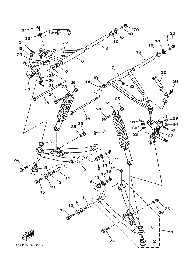 Front Suspension & Wheel