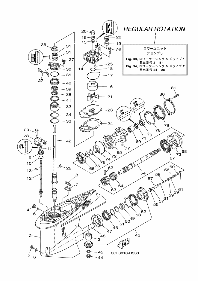 Lower Casing & Drive