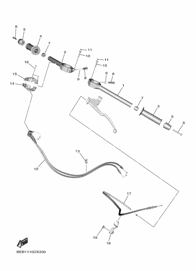Steering Handle & Cable