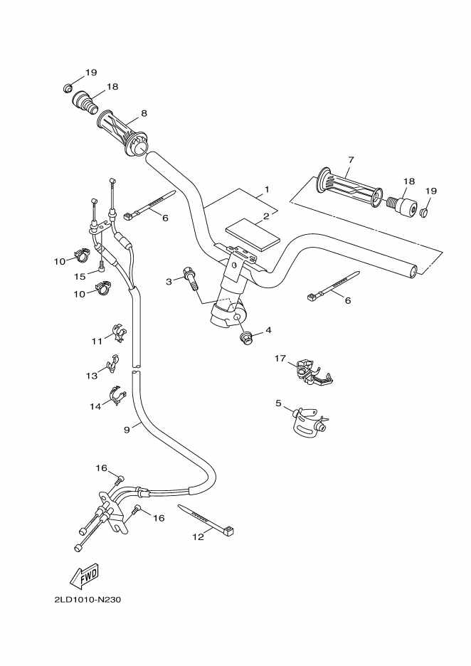 Steering Handle & Cable