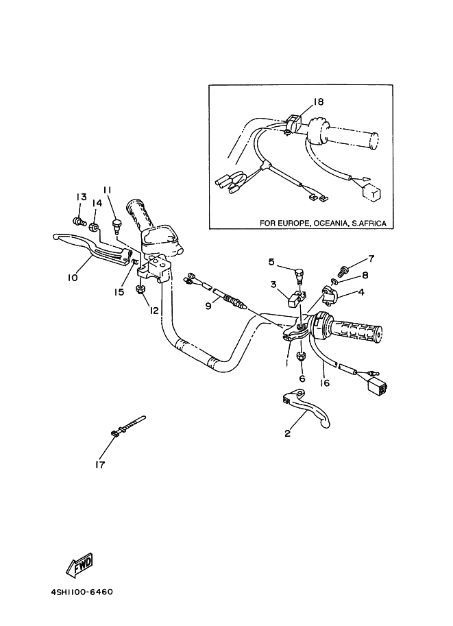 Palanca del interruptor
