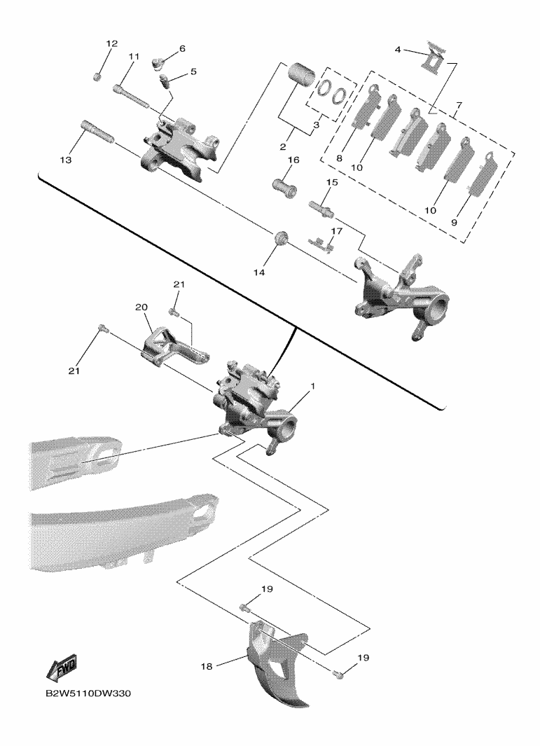 Rear Brake Caliper