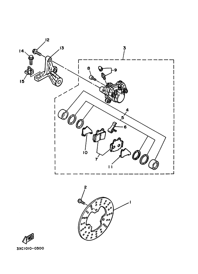 Rear Brake Caliper