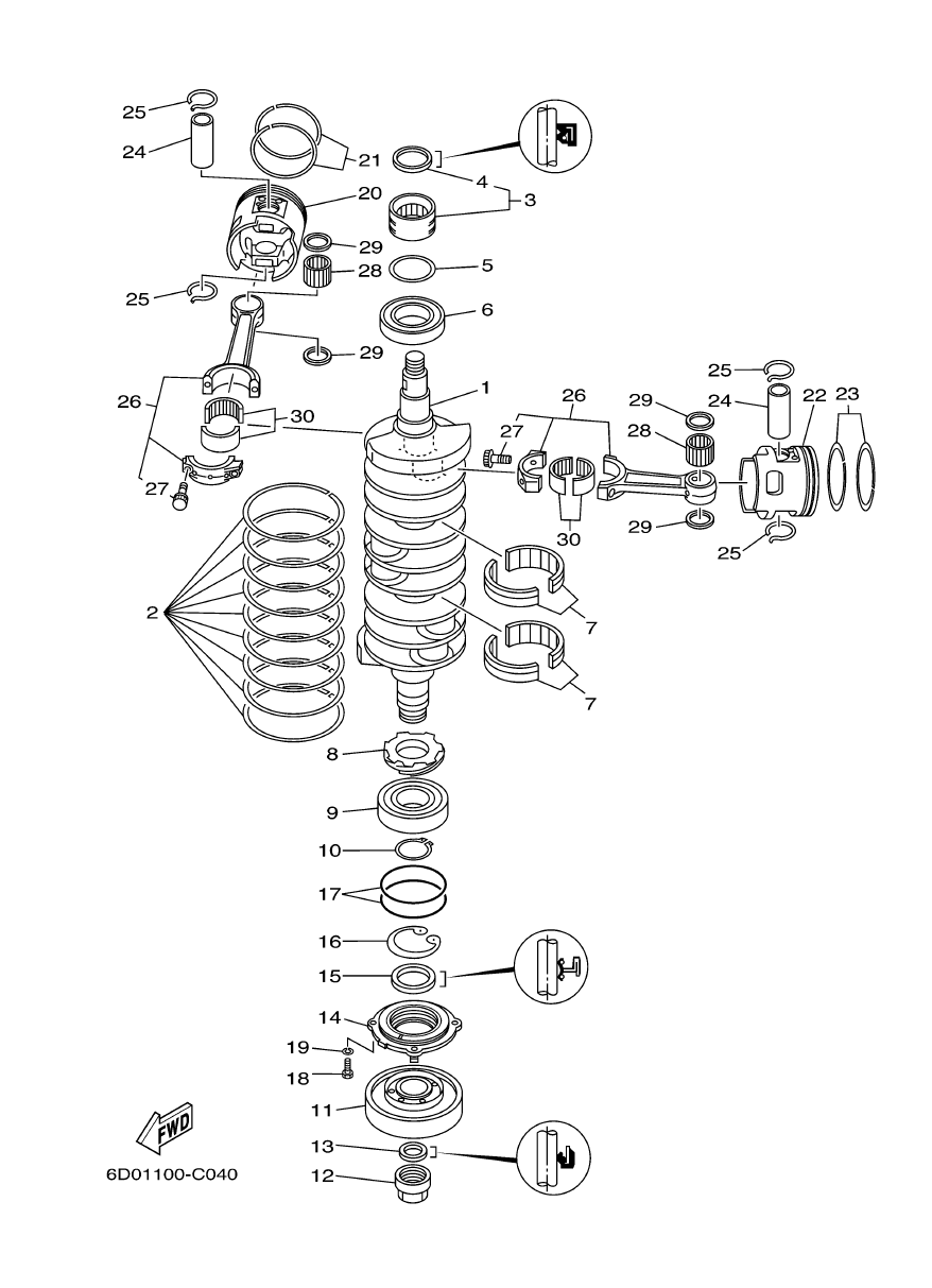 Crankshaft Piston