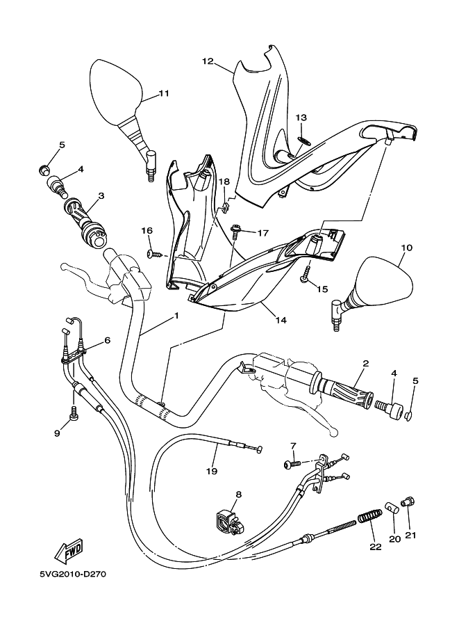 Steering Handle & Cable