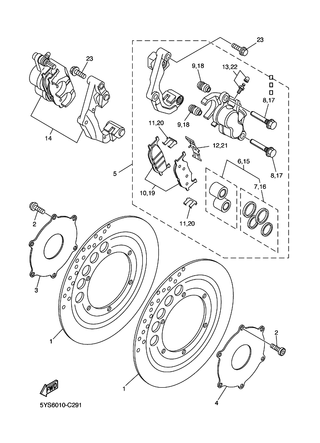 Front Brake Caliper
