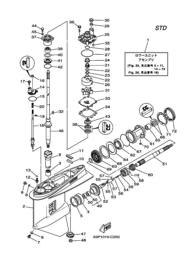 Lower Casing & Drive