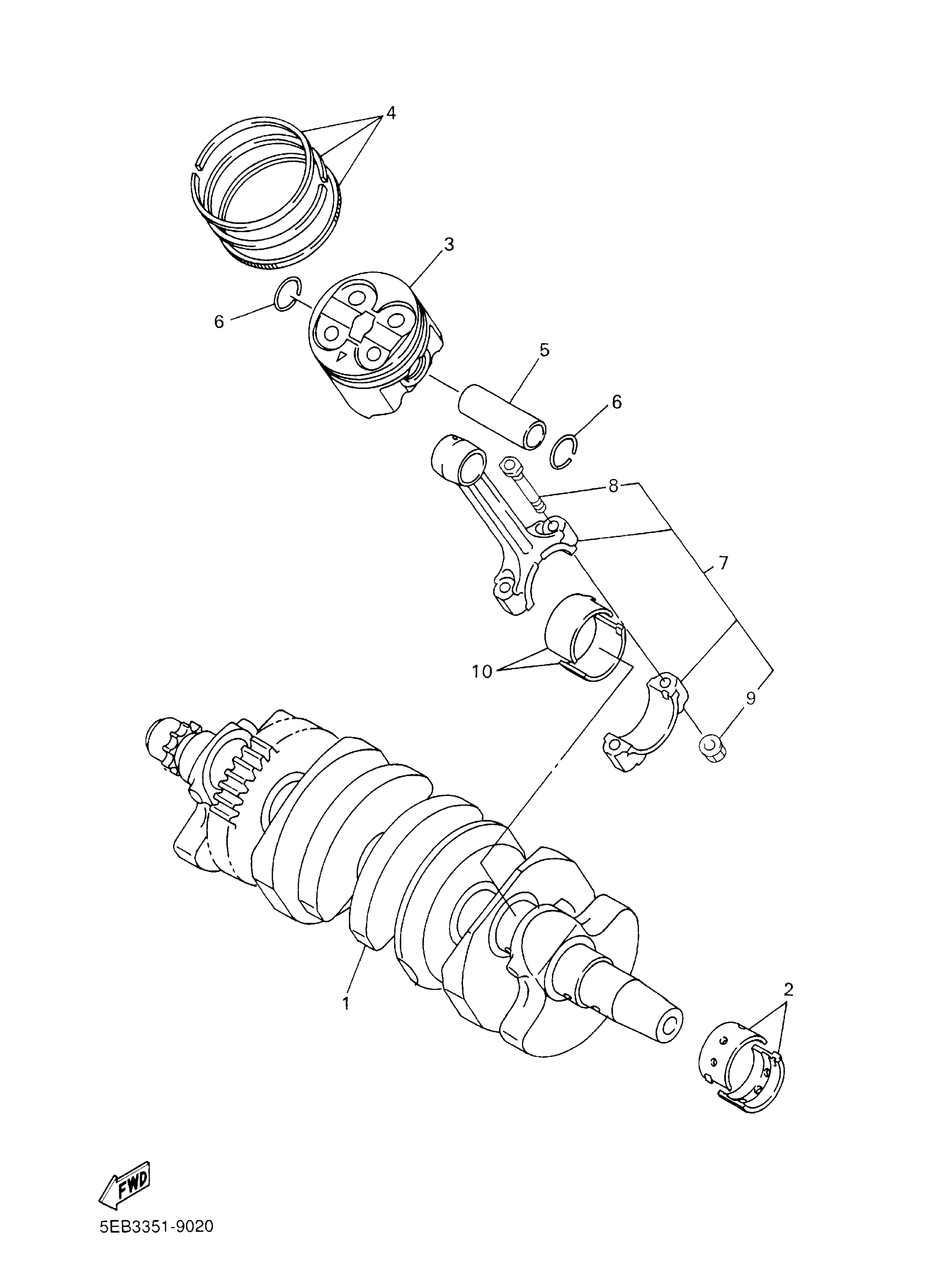 Crankshaft Piston