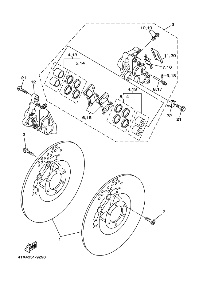 Front Brake Caliper