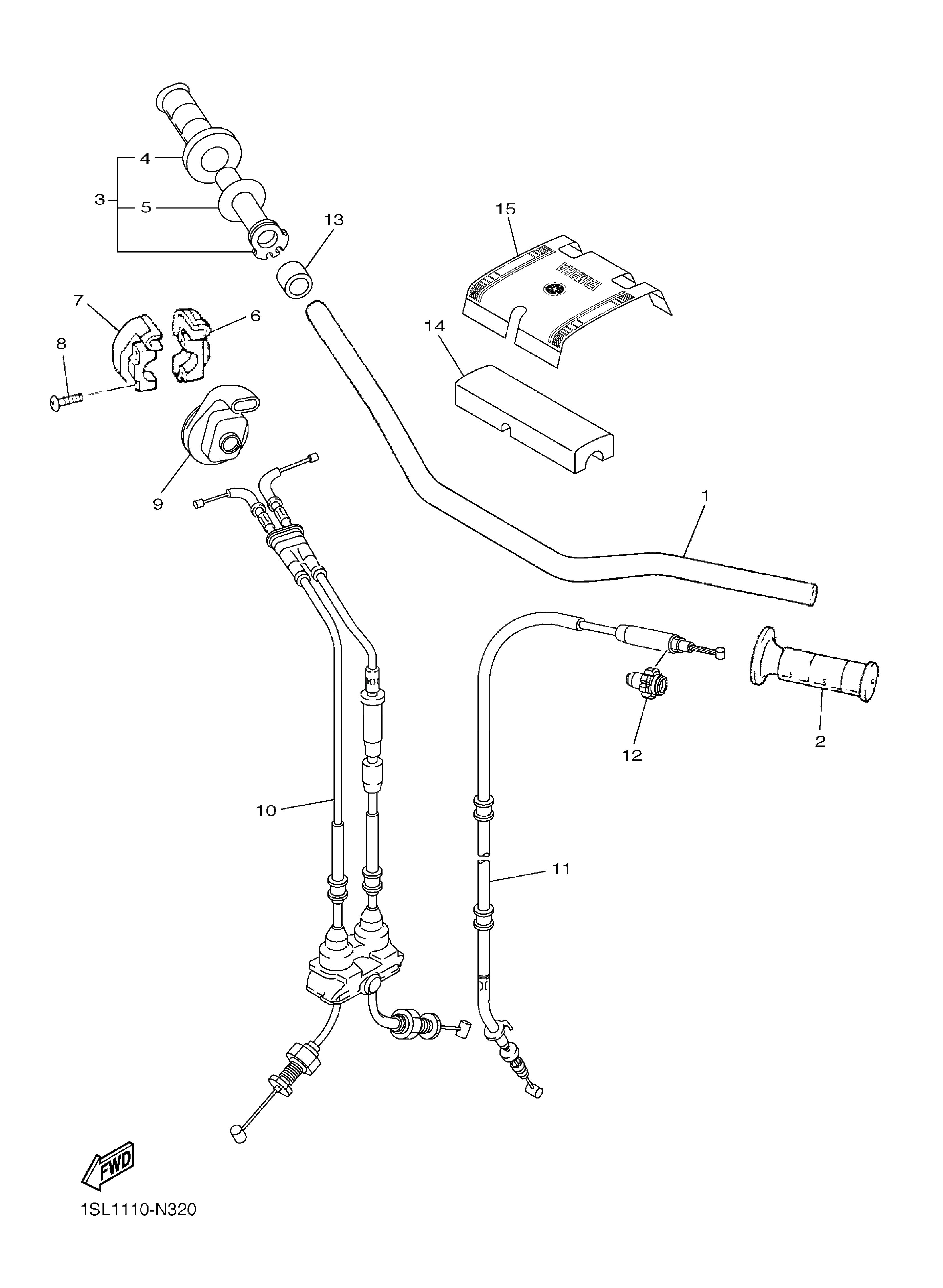 Steering Handle & Cable