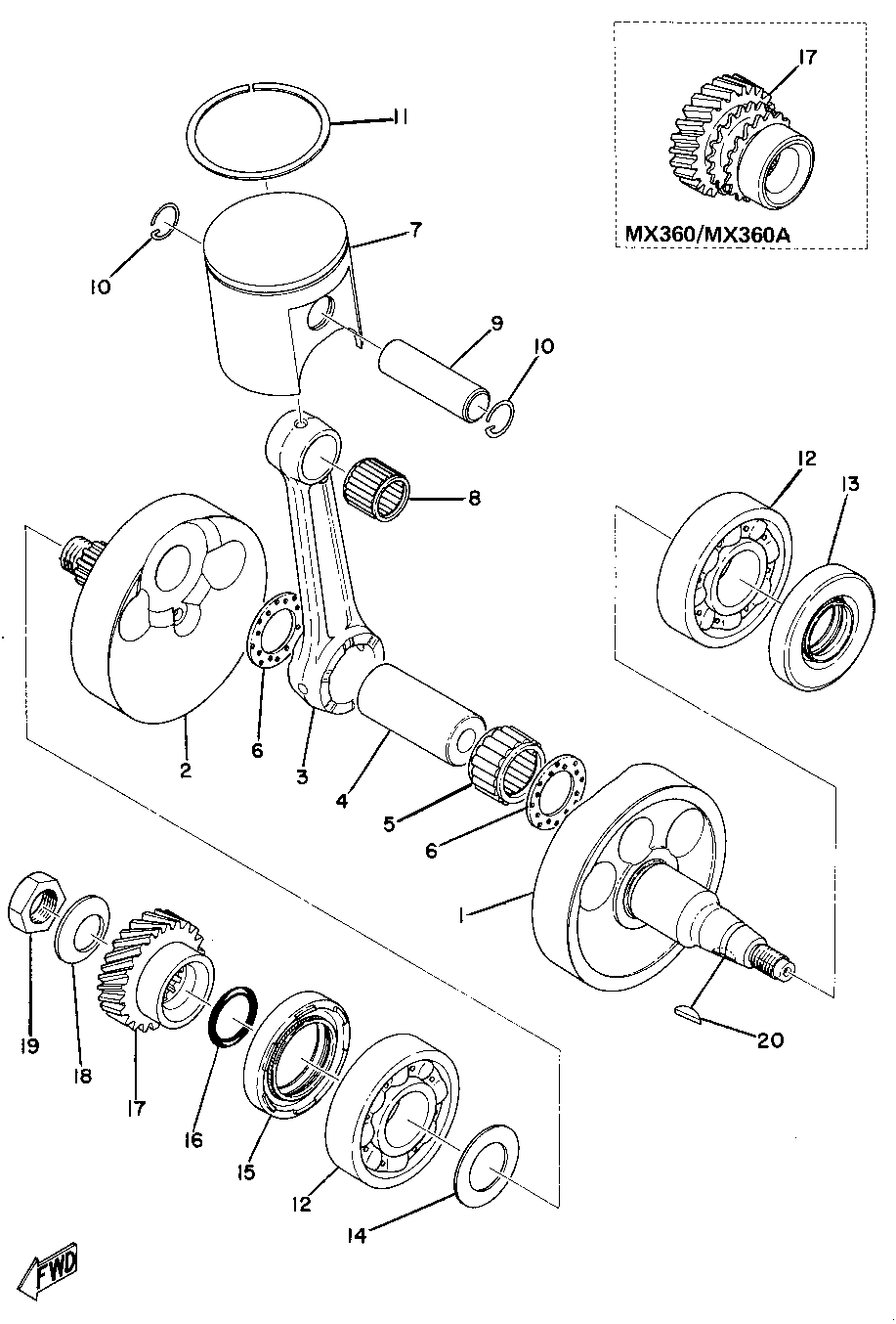 Crank Piston
