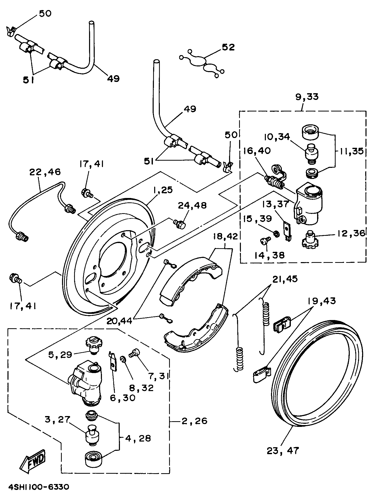 Pinza de freno delantero
