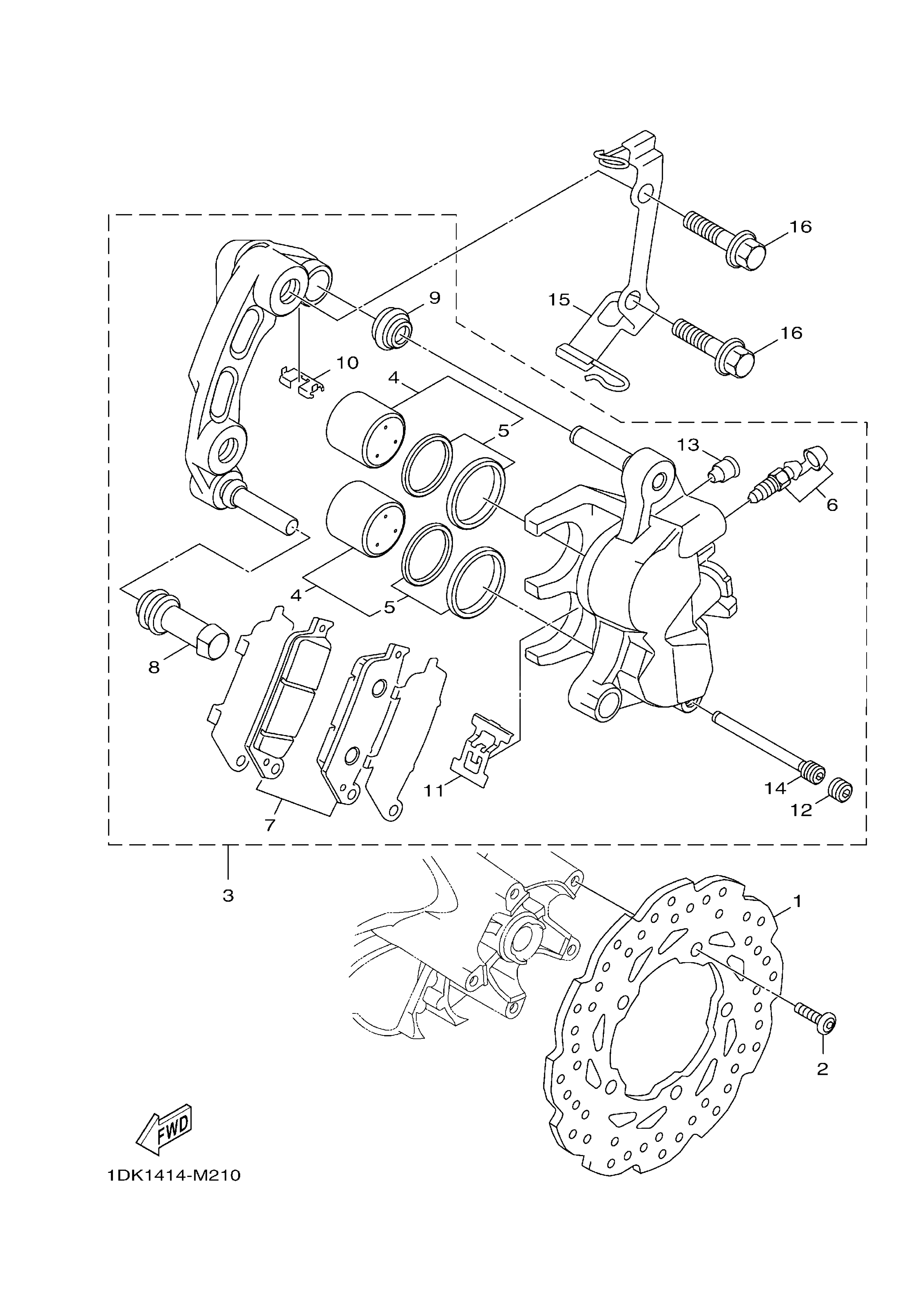 Front Brake Caliper