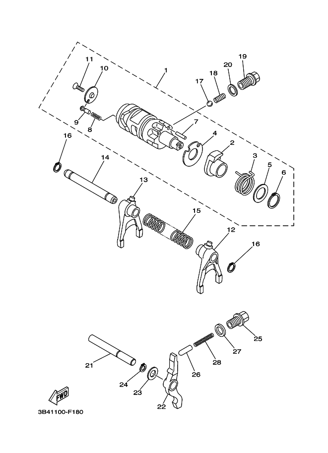 Shift Cam & Fork