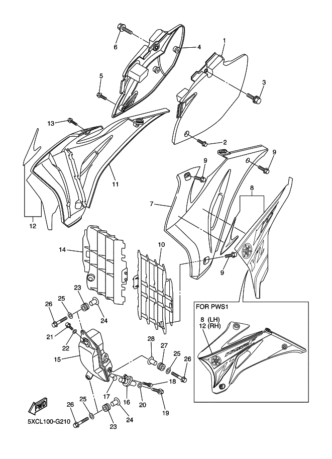 Side Cover and Oil Tank