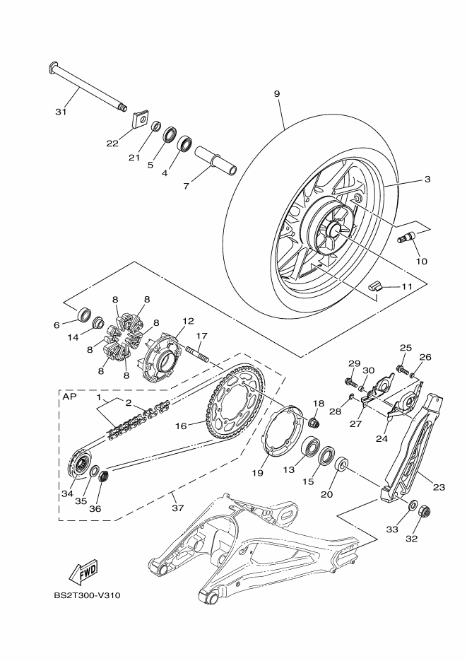 Rear Wheel