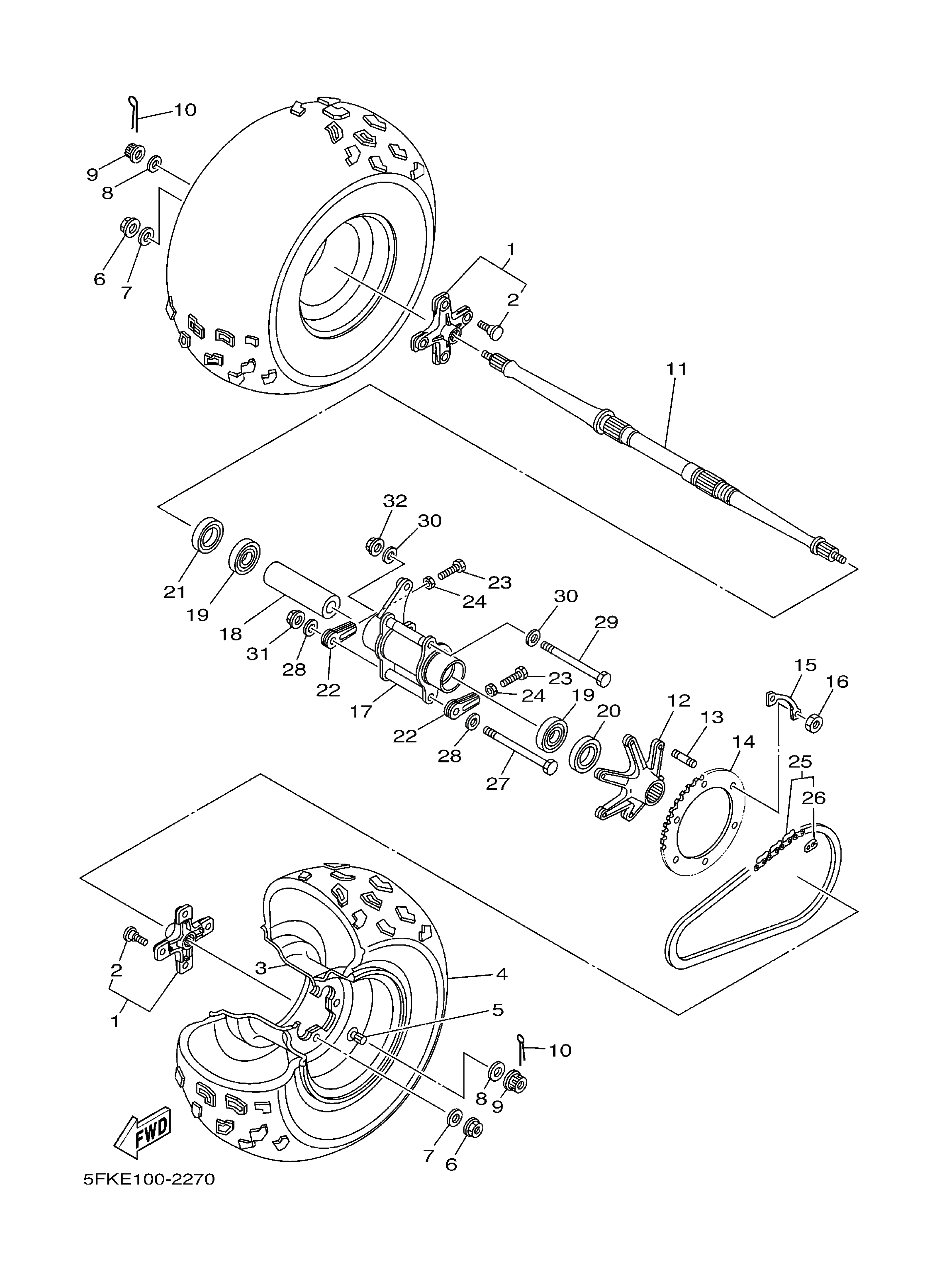 Rear Wheel