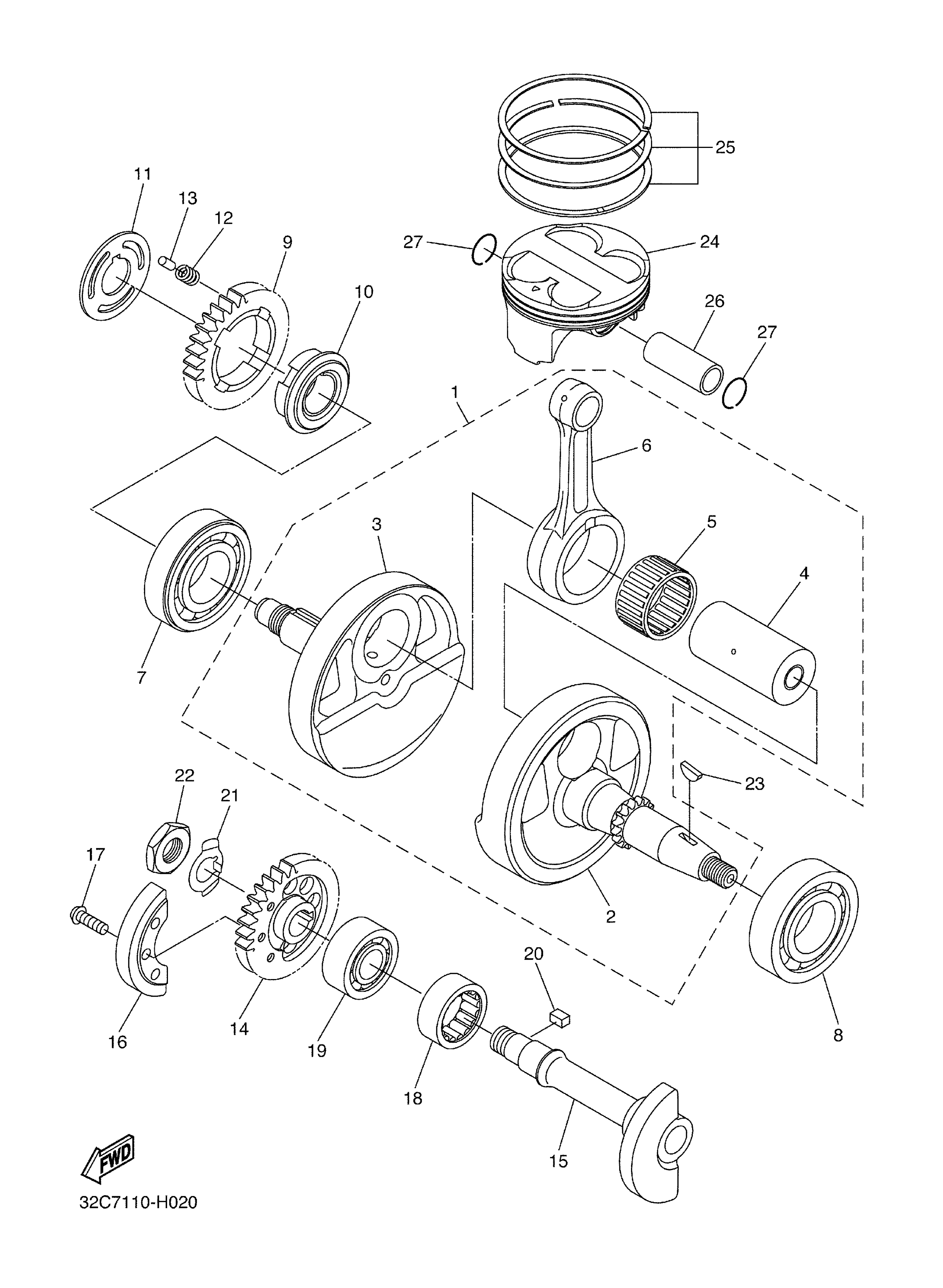 Crank Shaft Piston