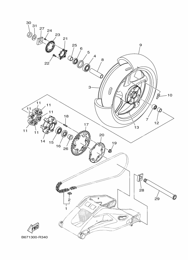 Rear Wheel