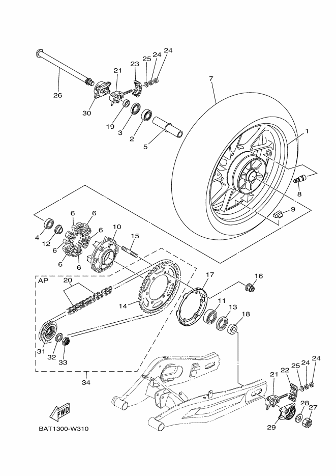 Rear Wheel