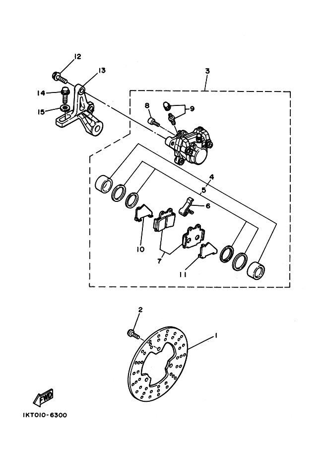 Rear Brake Caliper