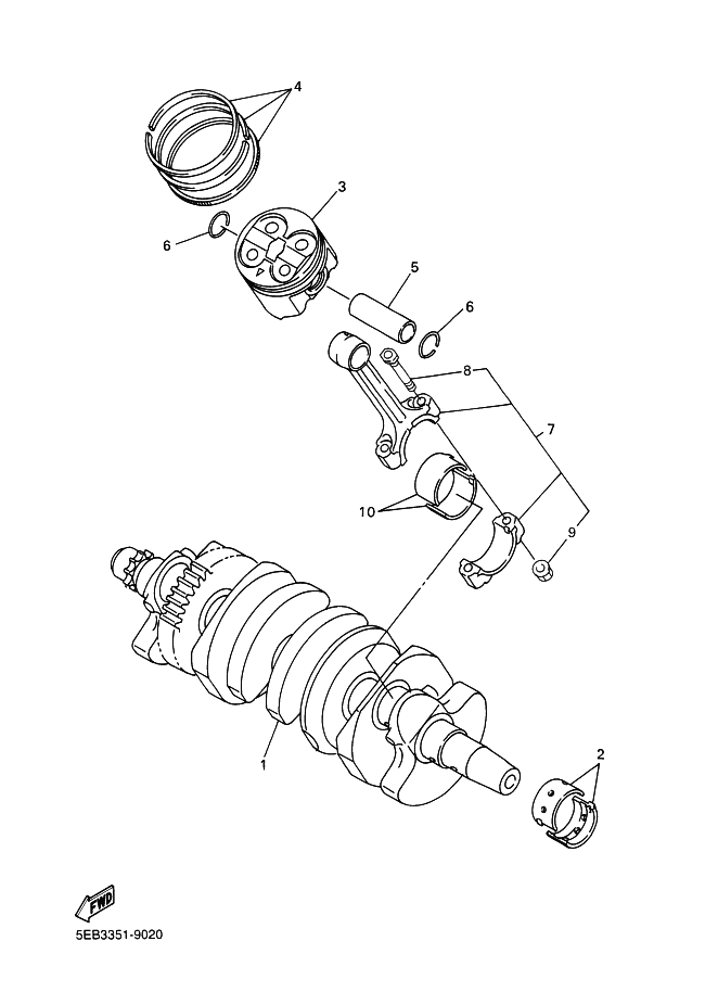 Crank Shaft Piston