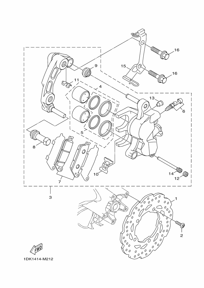 Front Brake Caliper