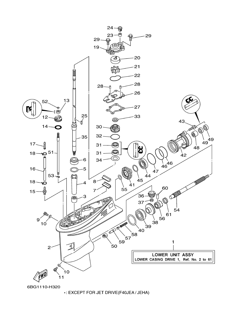 Lower Casing & Drive