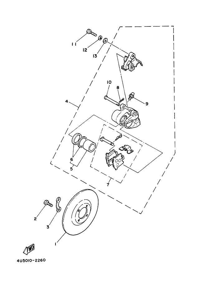 Front Brake Caliper