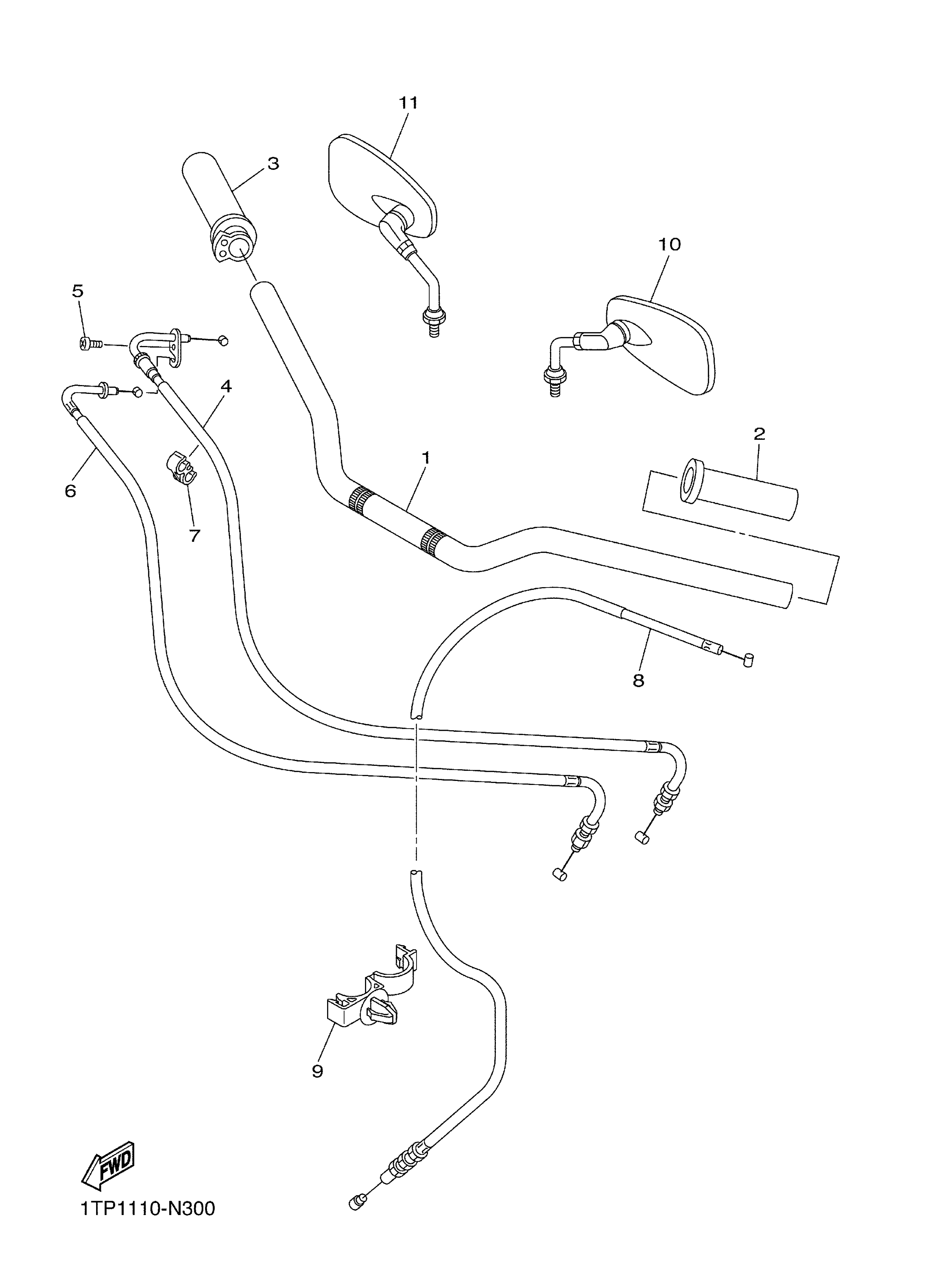 Steering Handle Cable