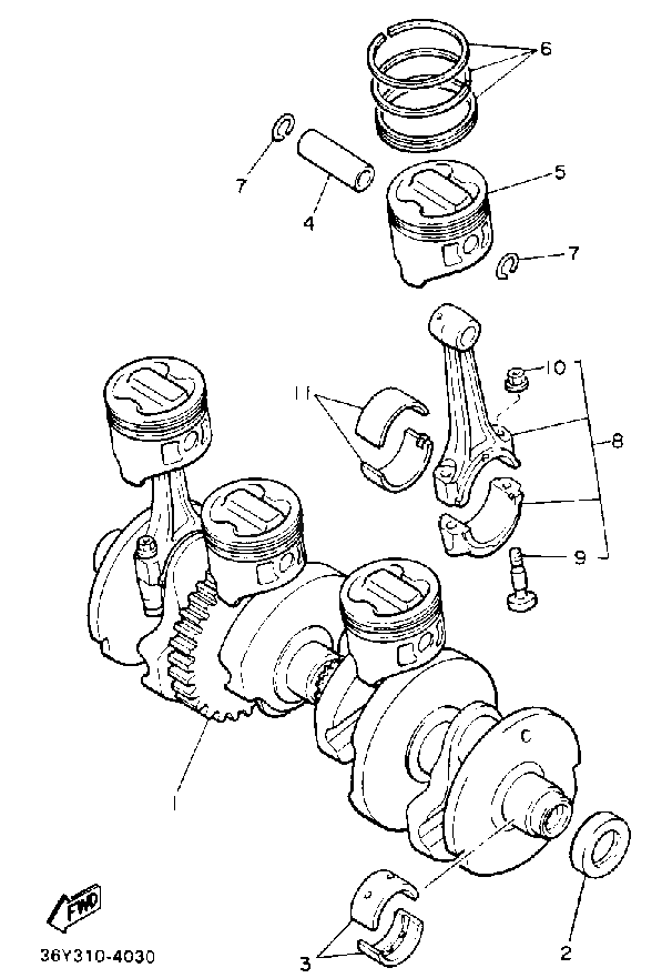 Crankshaft Piston