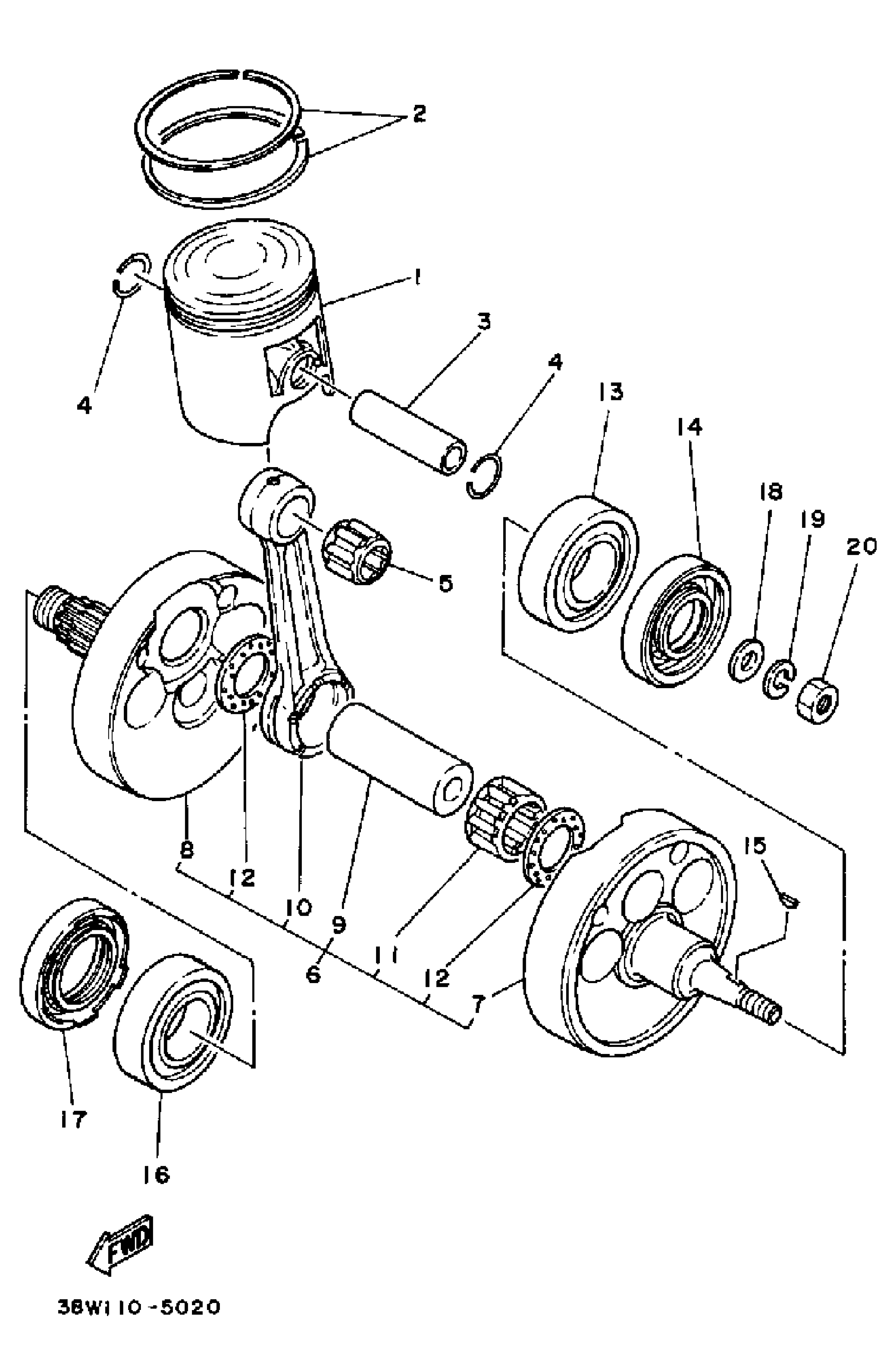Crankshaft Piston