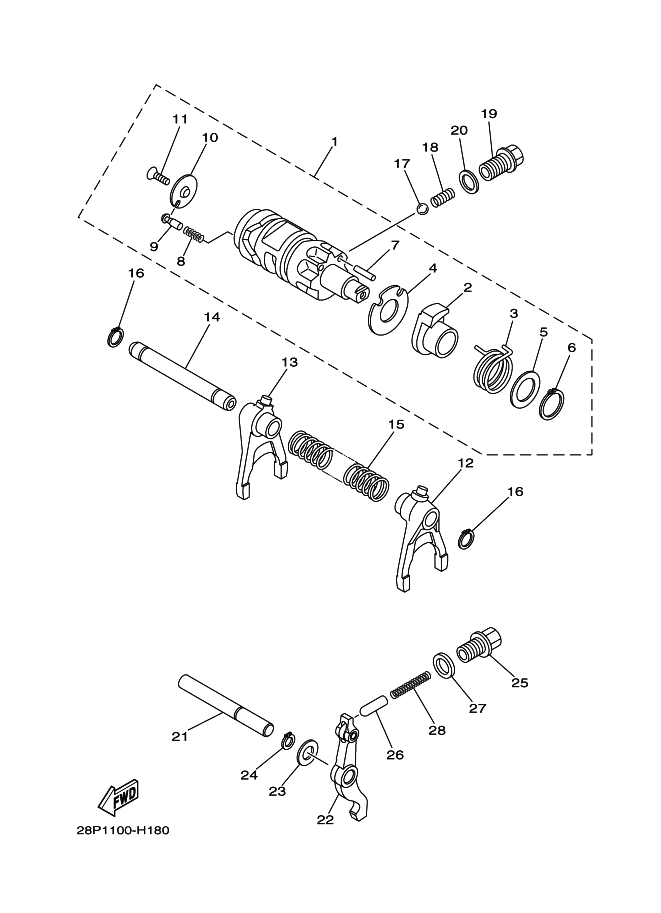 Shift Cam & Fork