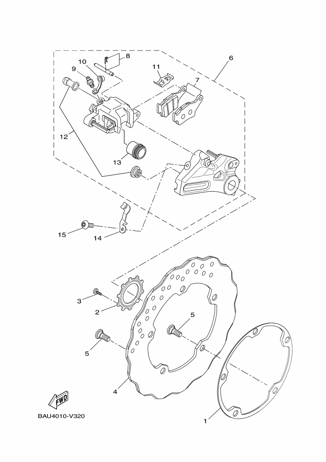 Rear Brake Caliper