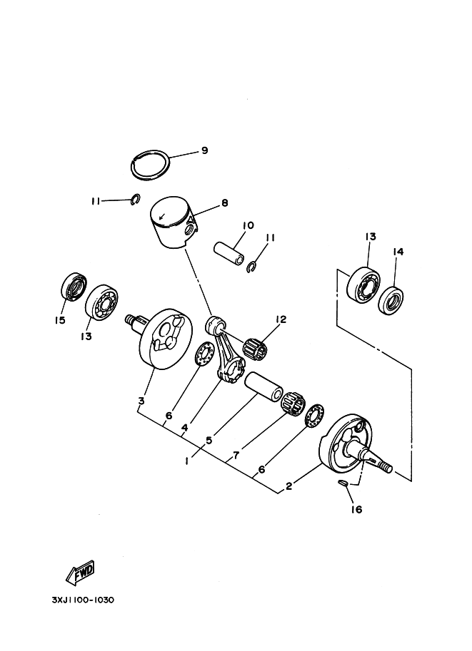 Crankshaft Piston